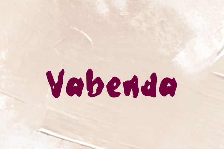 Preview of v Vabenda Font
