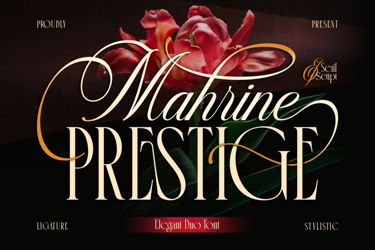 Preview of Mahrine Prestige Font