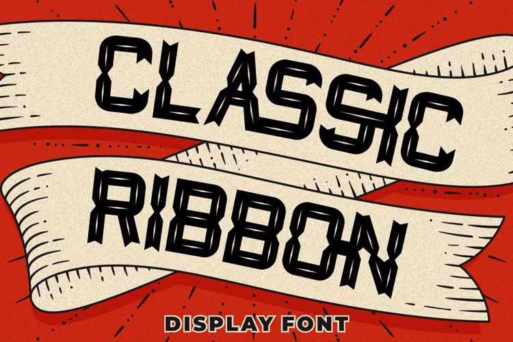 Classic Ribbon Font