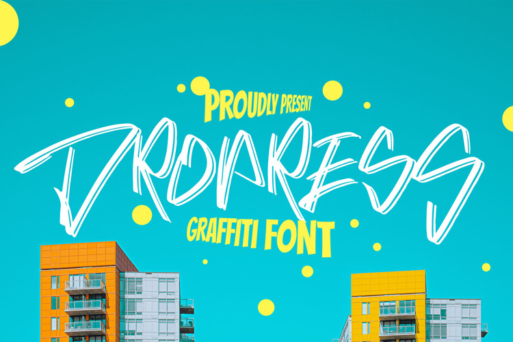 DROPRESS Font