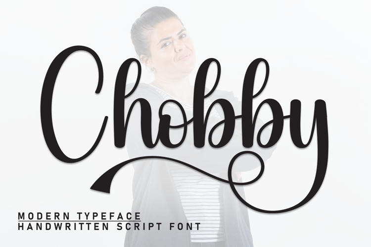 Preview of Chobby Font