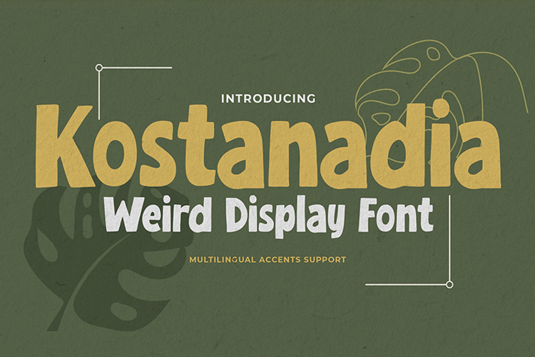 Kostanadia Font