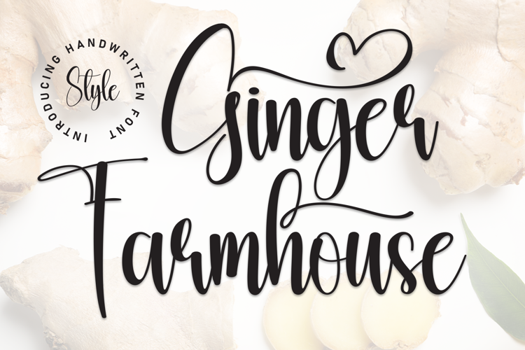 Preview of Ginger Farmhouse Font