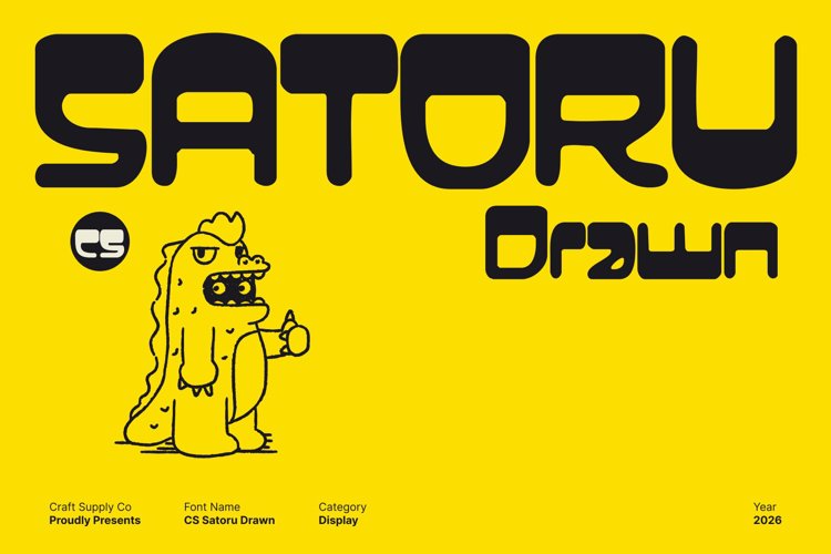 Preview of CS Satoru Drawn Font