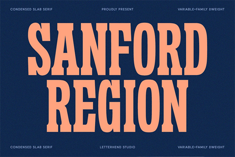 Sanford Region Font