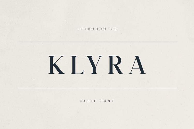 Preview of Klyra Font