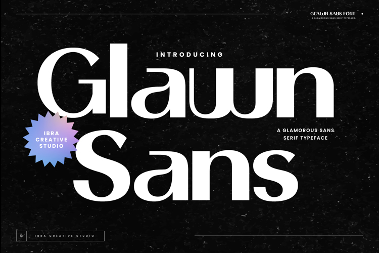 Glawn Sans Font