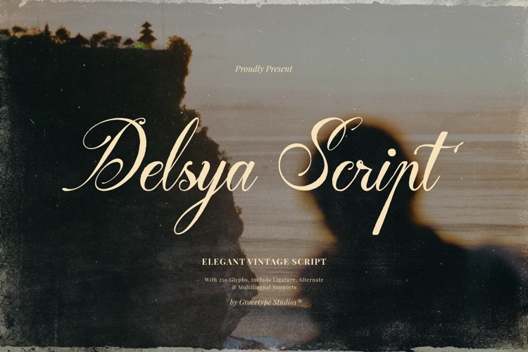 Preview of Delsya Script Font