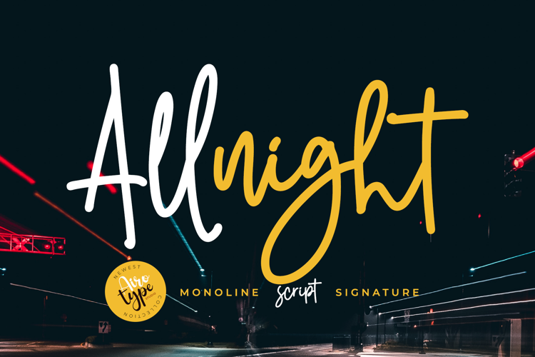 Allnight Font