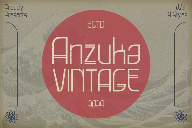 Anzuka Vintage Font