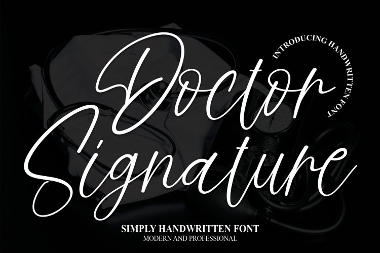 Doctor Signature Font