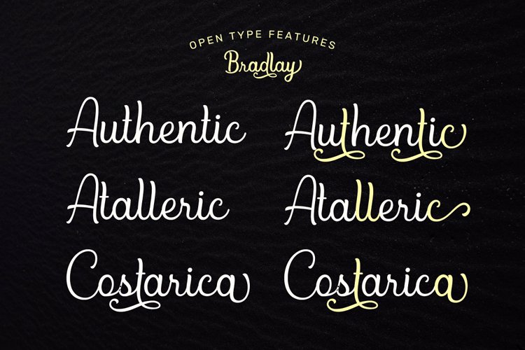 Bradlay Font