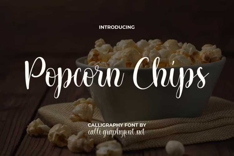 Popcorn Chips Font