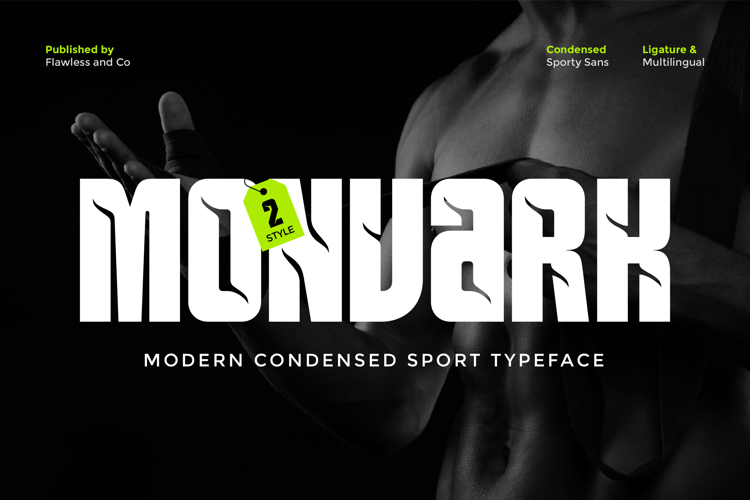 Preview of MONVARK Font
