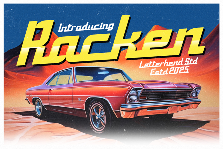 Preview of Racken Font