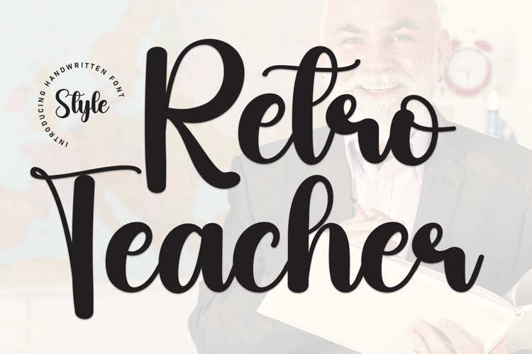 Retro Teacher Font