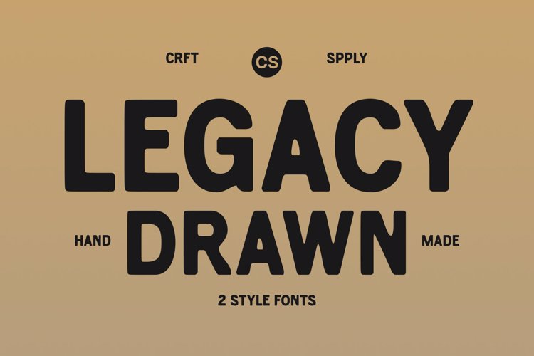 Preview of CS Legacy Drawn Font