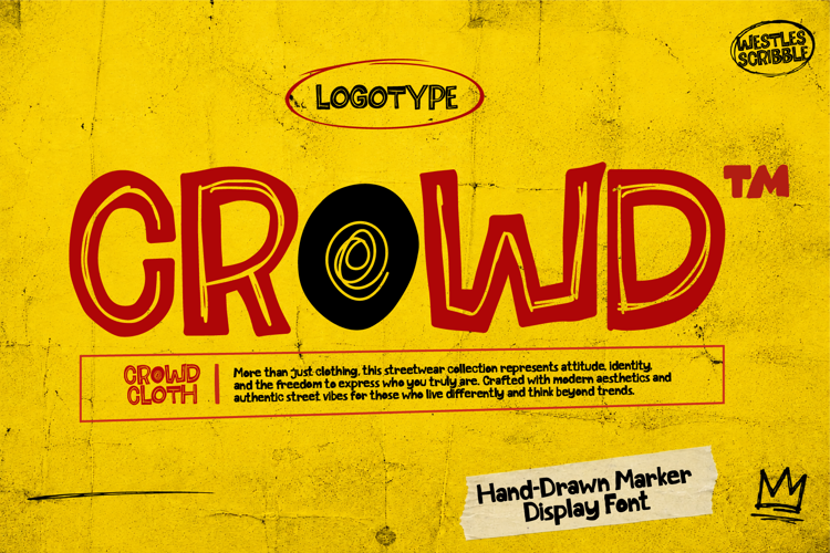 Preview of Westles Scribble Font