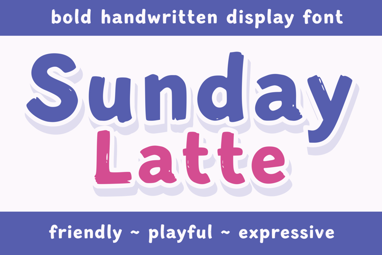 Preview of Sunday Latte Font