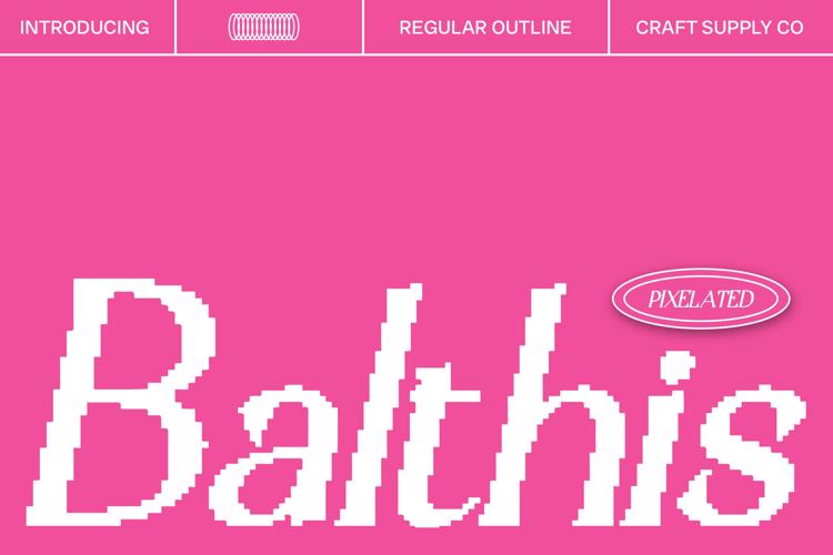 Balthis Pixel Font