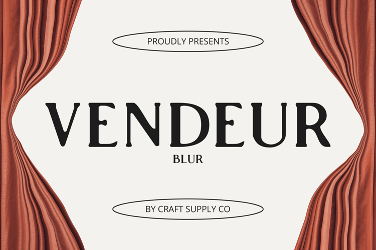 Vendeur Blur Font