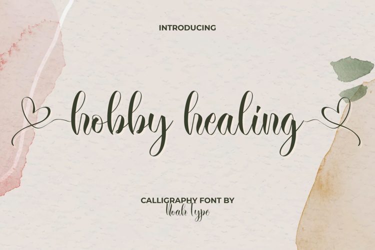 Hobby Healing Font