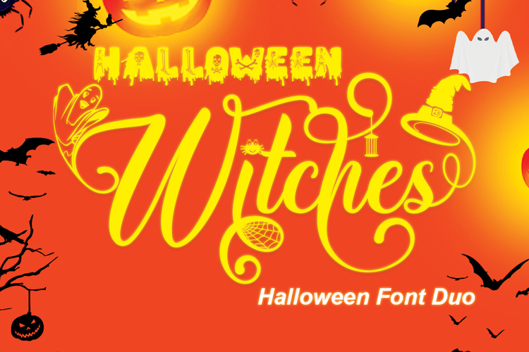 Halloween Witches Script Font