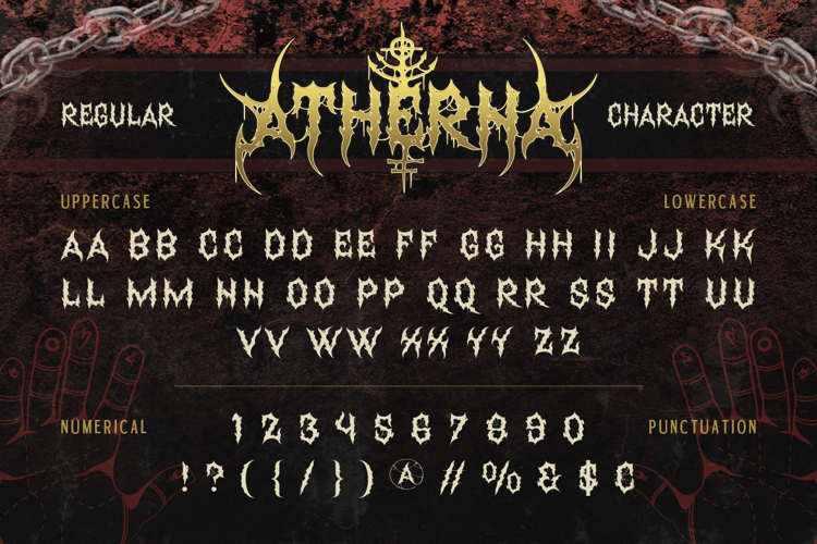 Preview of Atherna Font