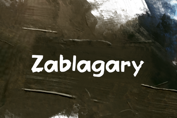 Preview of z  Zablagary Font