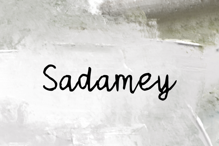 s Sadamey Font