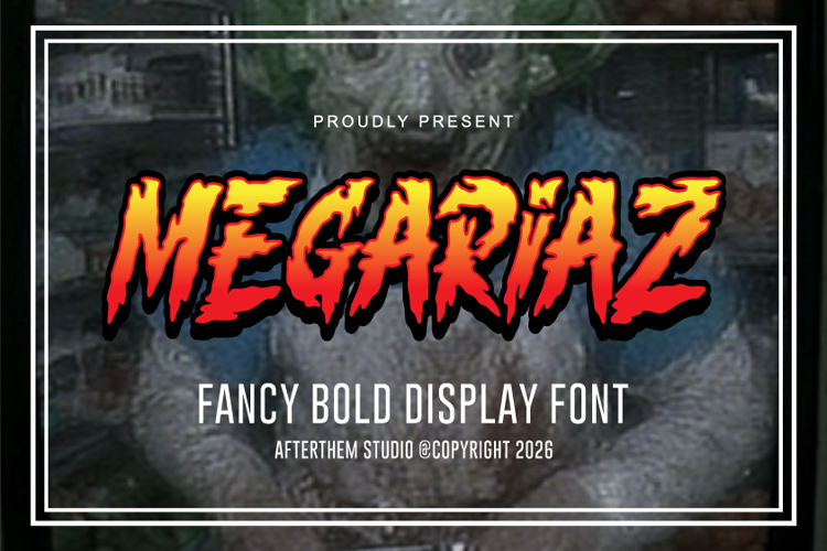 Preview of MEGARIAZ Font
