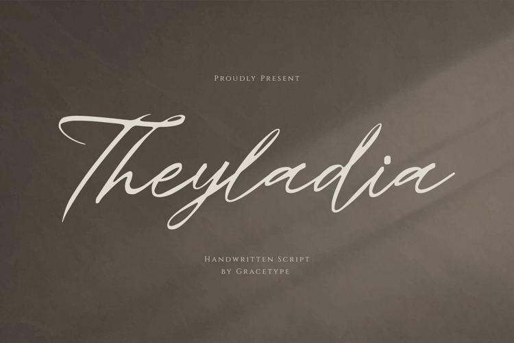 Preview of Theyladia Font
