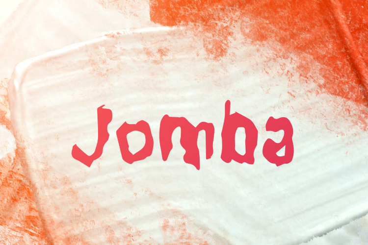 j Jomba Font