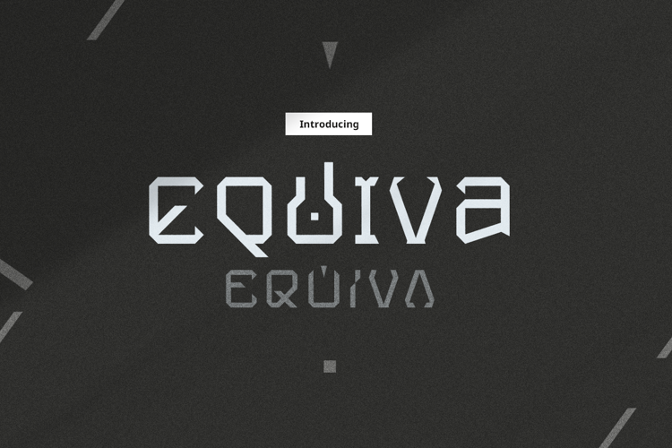 Preview of Equiva Font