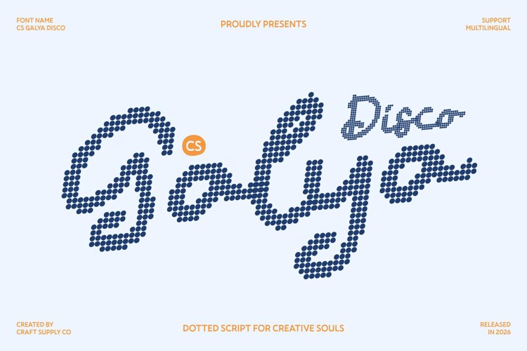 Preview of CS Galya Disco Font