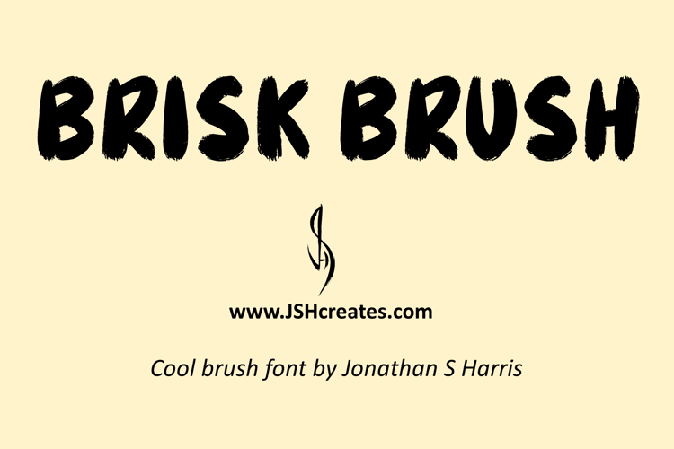 Brisk Brush Font