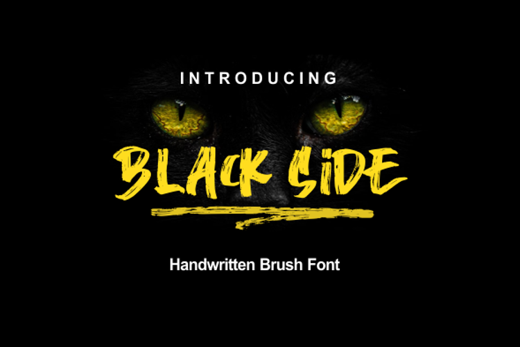 Black Side Font