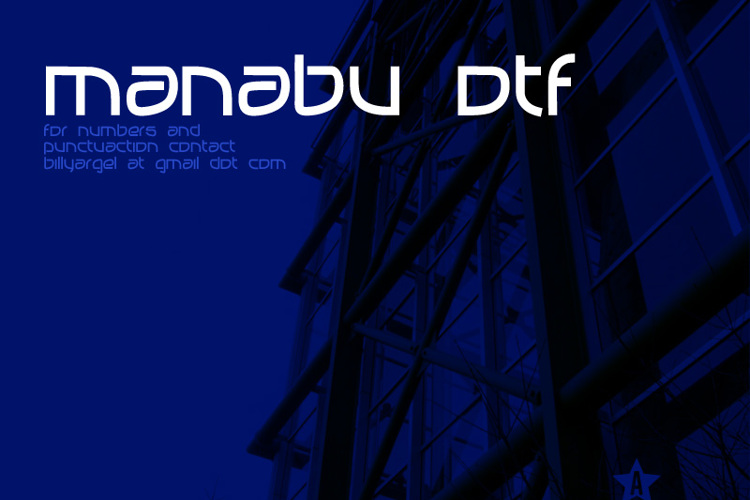MANABU Font