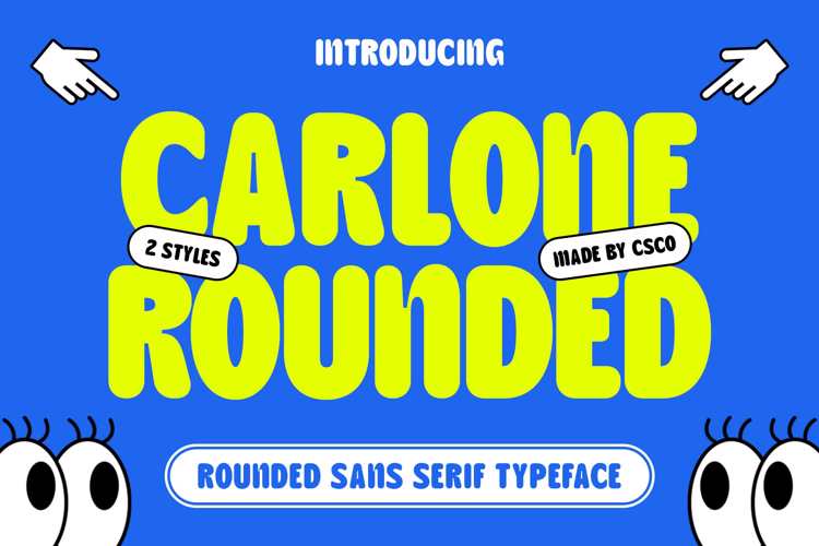 Carlone Rounded Font