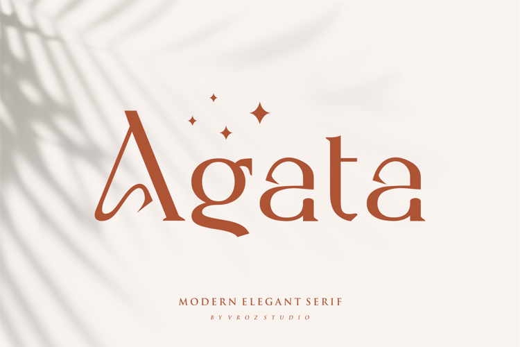 Preview of Agata Font