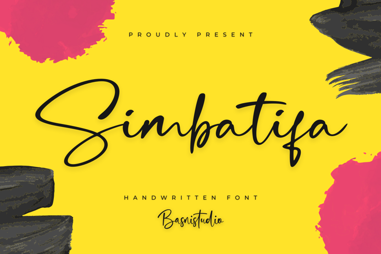 Preview of Simbatifa Font