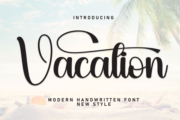 Preview of Vacation Font
