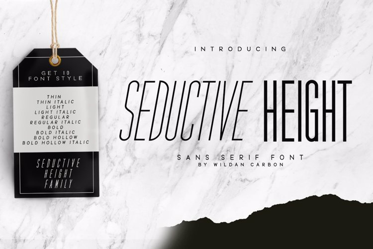 Seductive Height Font