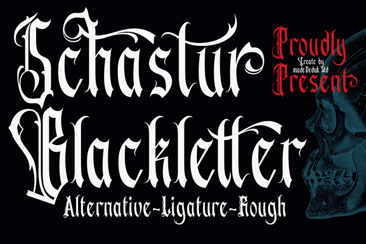 Preview of Schastur Font