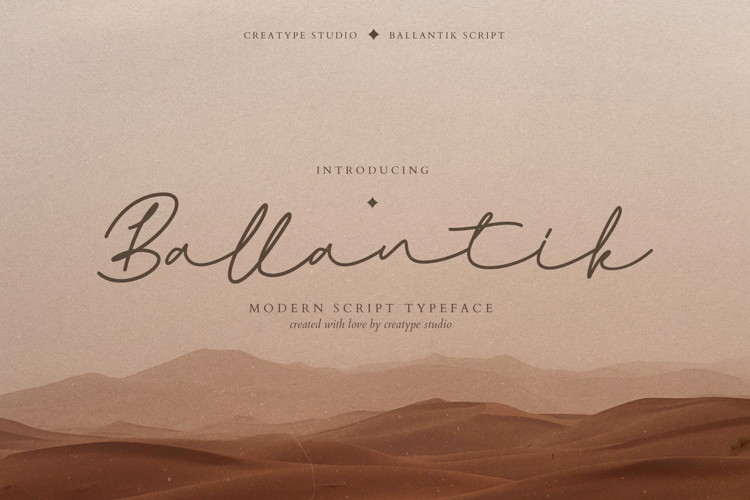Ballantik Regular Font