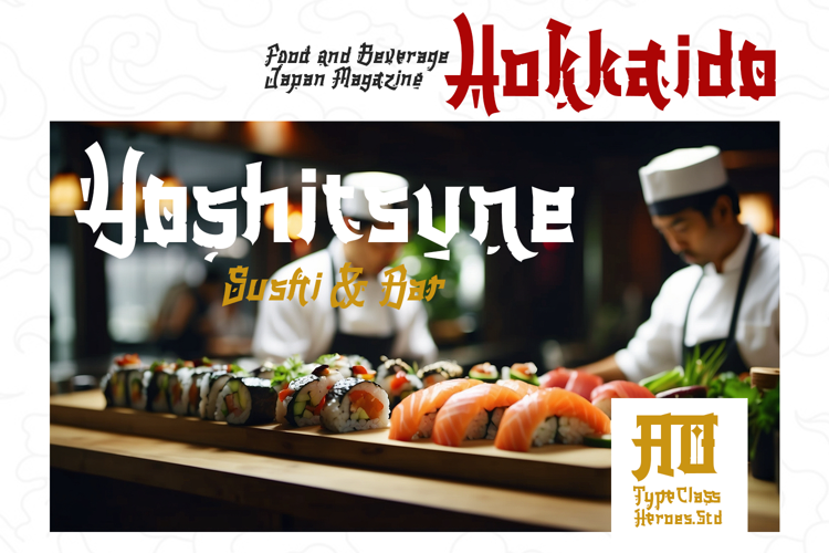 Preview of Miyukatsu Font