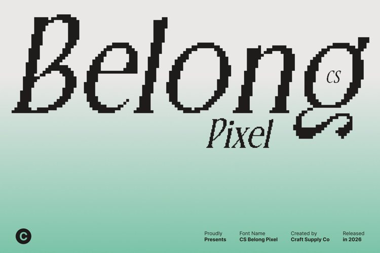 Preview of CS Belong Pixel Font