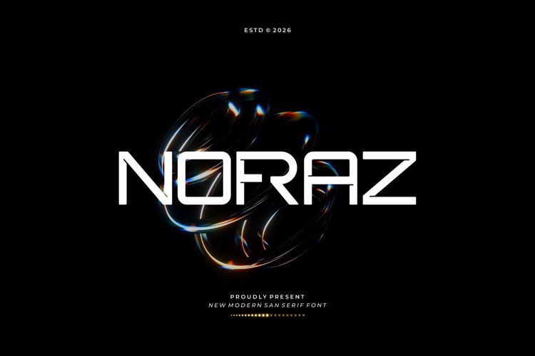 Preview of Nofraz Font
