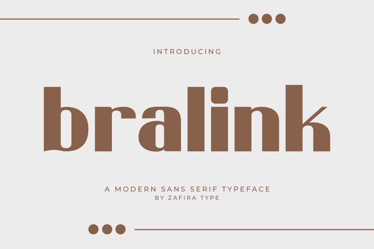 Bralink Font