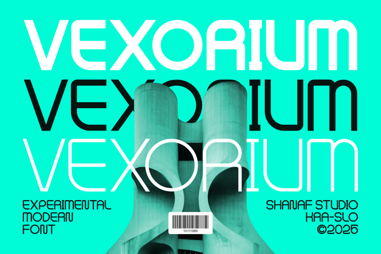 Preview of Vexorium Font